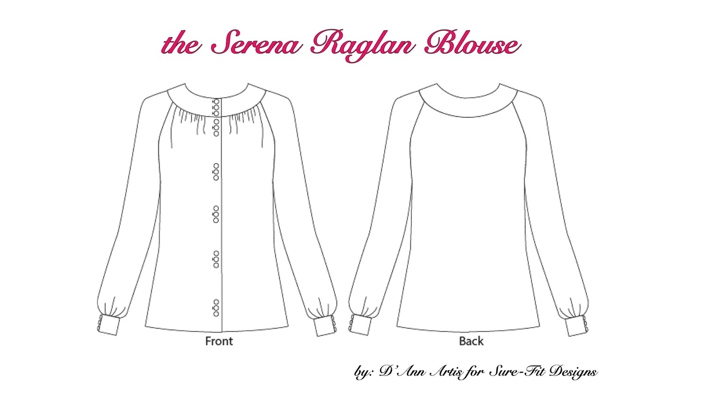 Sweet Serena Blouse Digital Leaflet by D'Ann Artis