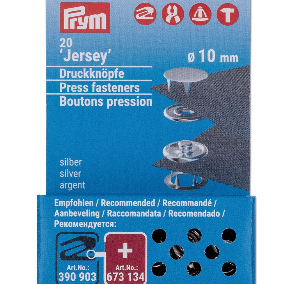 Jersey Press Fastener Refill pack 10mm