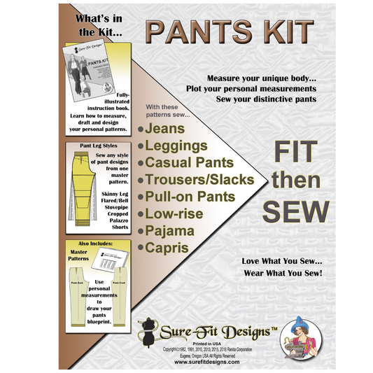Pants Master Pattern with Instruction Book