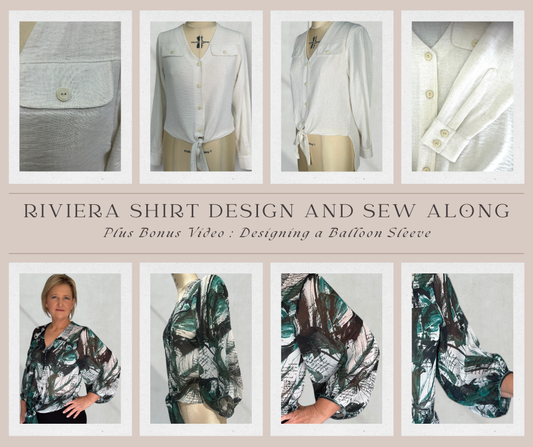 Riviera Shirt Design and Sew Along