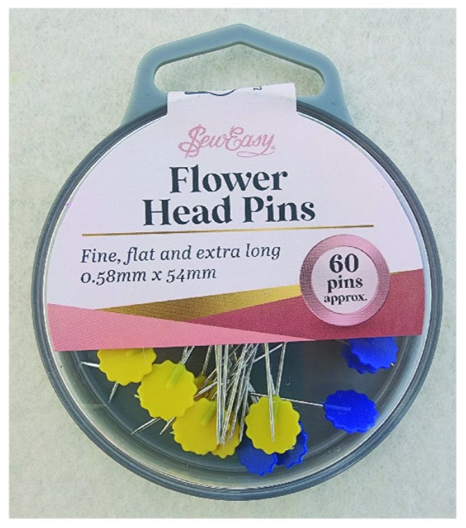 Flower Headed Pins - 54mm