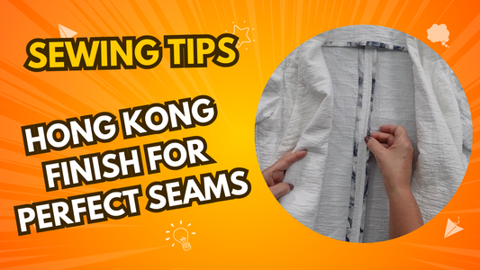 How To Sew a Hong Kong Seam Finish