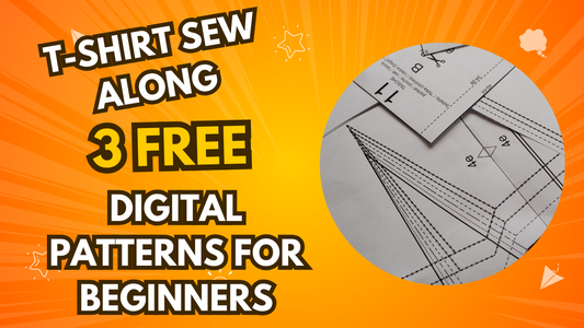 Make a T-Shirt with me: 3 Free Patterns & Cutting Tips For Beginners