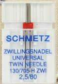 Schmetz Universal Twin 2.5mm/80