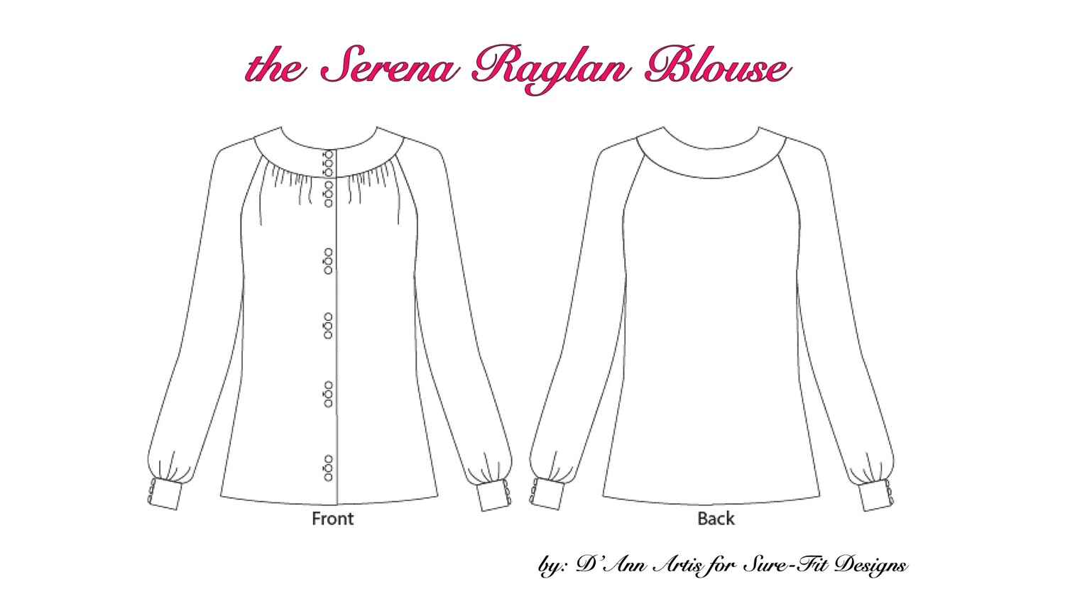 Sweet Serena Blouse Digital Leaflet by D'Ann Artis