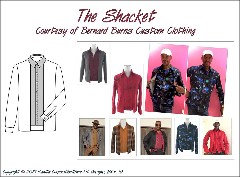 The Shacket Digital Leaflet - Instructions courtesy of Bernard Burns Custom Clothing