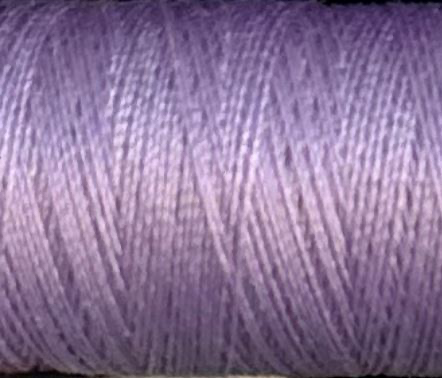 a spool of lilac Gütermann Maraflex stretch thread
