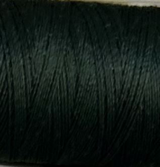 a spool of dark green Gütermann Maraflex stretch thread