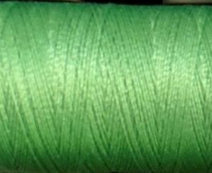 a spool of light green Gütermann Maraflex stretch thread