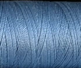 Spool of medium blue Gütermann Maraflex stretch thread