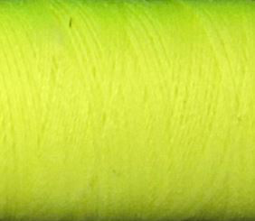 a spool of neon yellow Gütermann Maraflex stretch thread