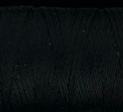 a spool of black Gütermann Maraflex stretch thread