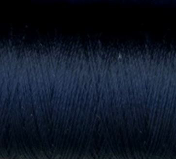 a spool of dark blue Gütermann Maraflex stretch thread