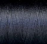 a spool of navy blue Gütermann Maraflex stretch thread