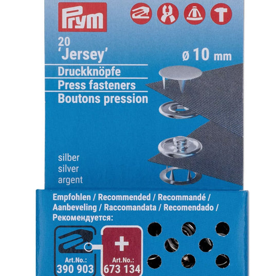 Jersey Press Fastener Refill pack 10mm