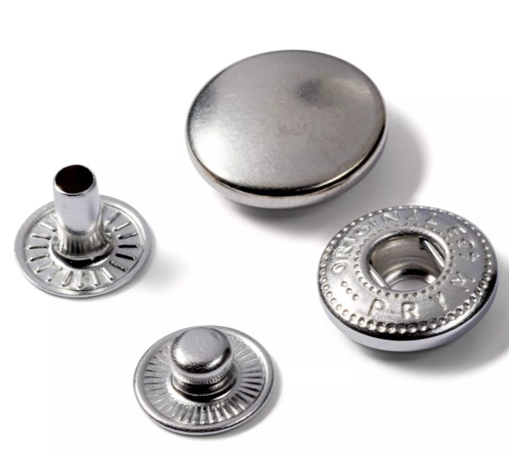 Prym Anorak Fasteners - refill 15mm silver