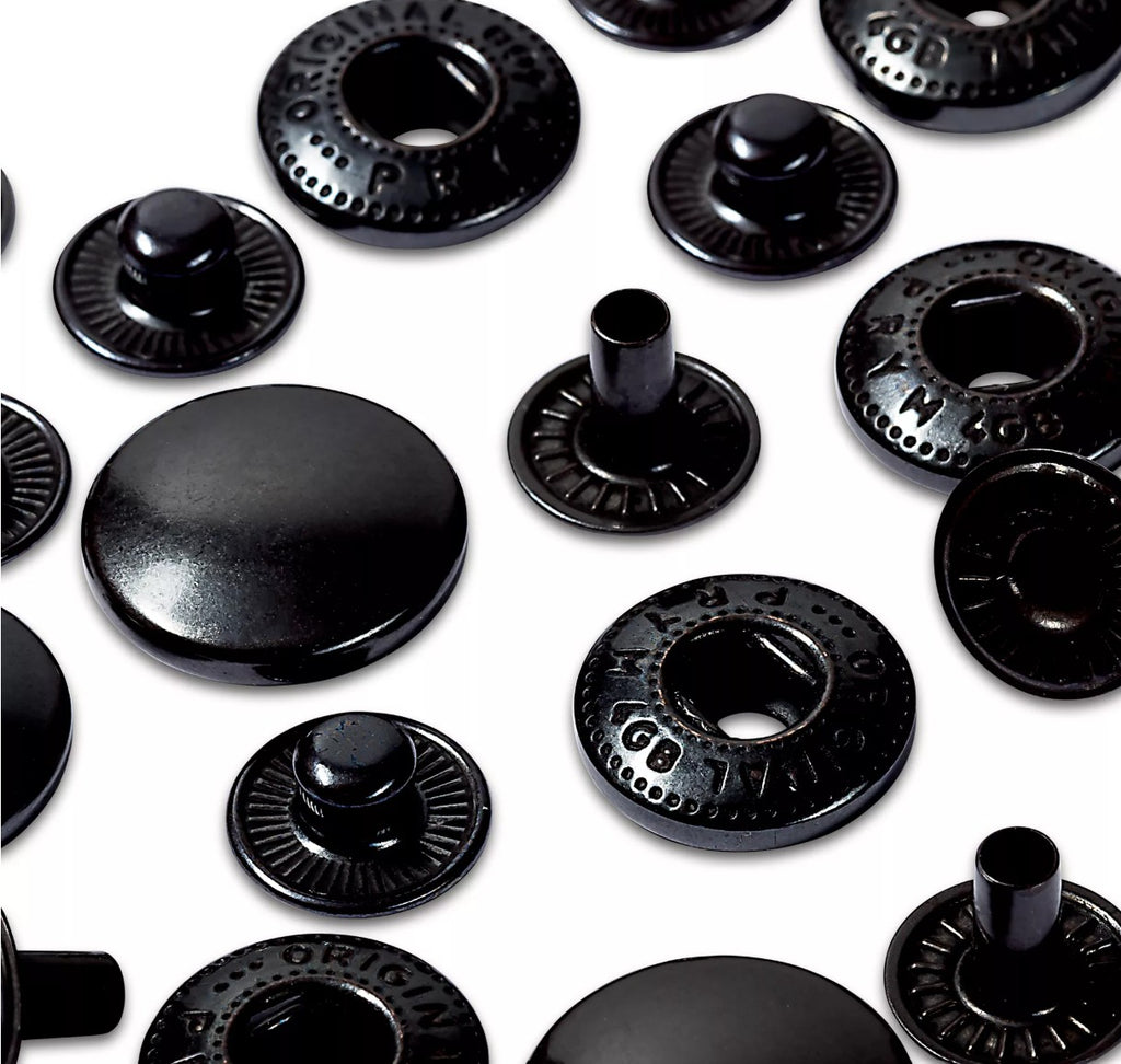 Prym Anorak Fasteners - refill 15mm black oxidized