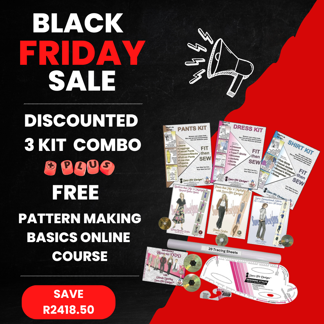 Discounted 3 Kit Combo plus Free Pattern Making Basics