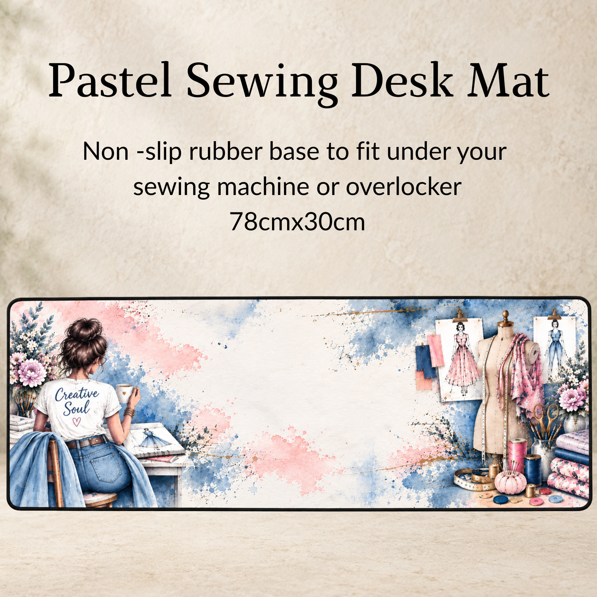 Non-Slip Sewing Machine & Desk Mat