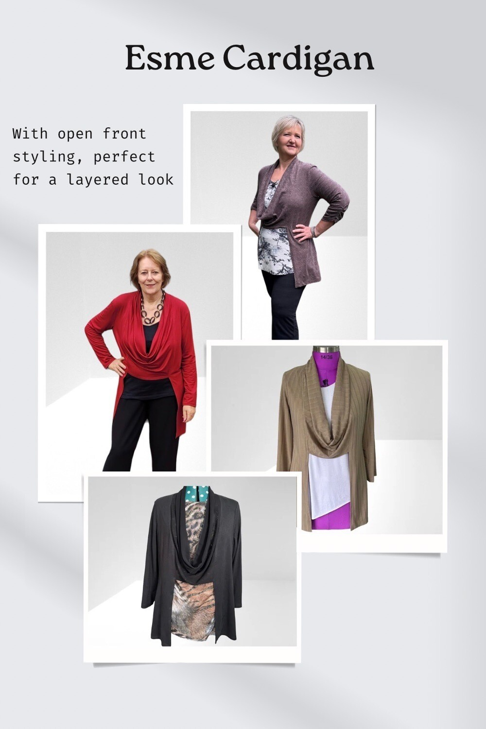 Esme Cardigan Design and Sew Along