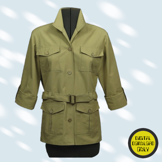 Women's Cargo Jacket - Digital Leaflet