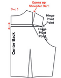 Add shoulder darts to perfect your fit - Option1