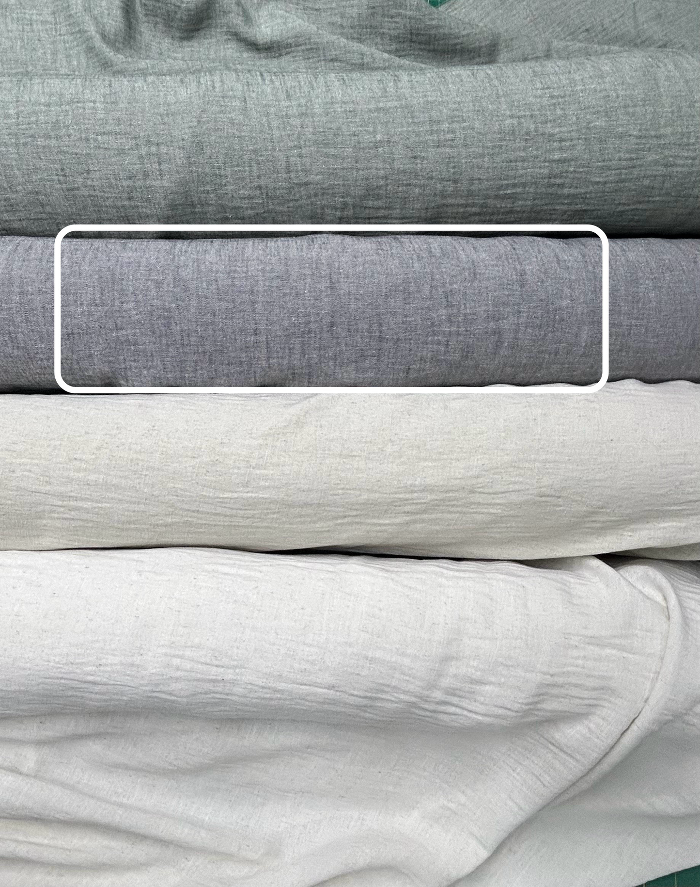 Natural Linen (Blend) - Grey