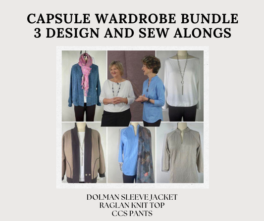 Capsule Wardrobe Bundle - 3 Design and Sew Alongs