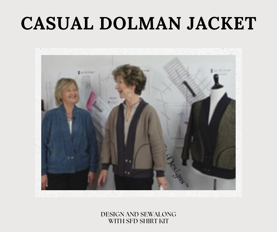 Casual Dolman Sleeve Jacket:  Capsule Wardrobe Garment #2