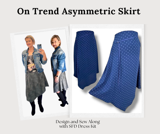 Asymmetric Skirt Design And Sew Along