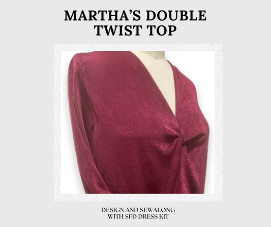 Martha's Twisted Knot Top Design and Sew Along