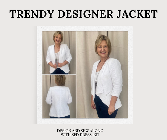 Trendy Designer Jacket Design And Sew Along
