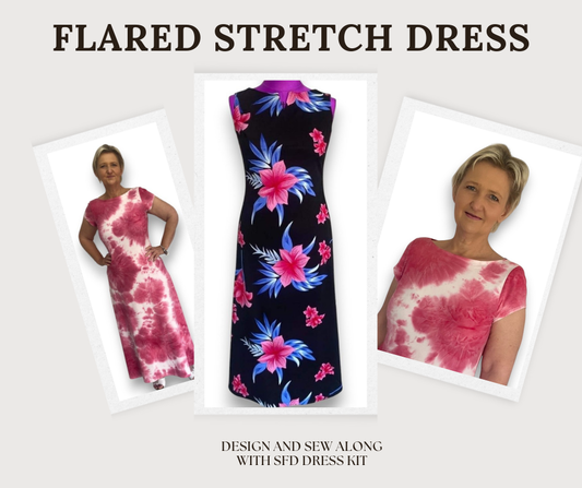 Flared Dress Design and Sew Along
