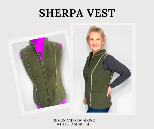 Sherpa Vest Sew Along