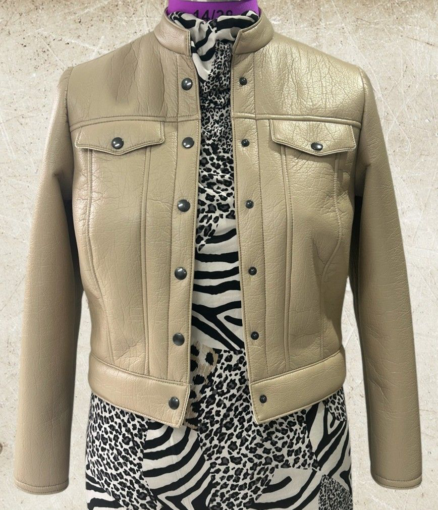 DTY Brushed Animal Print - Stretch Knit Fabric ( per meter )