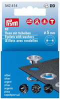 Prym Eyelets with washers refill pack, 5 mm