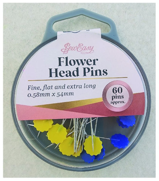 Flower Headed Pins - 54mm