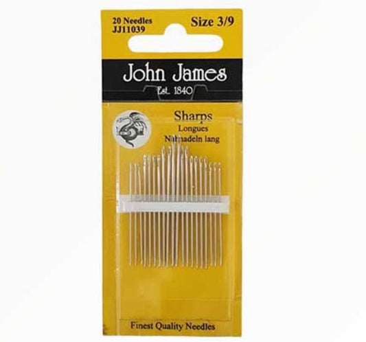 John James Sharps 3/9 - 20 needles