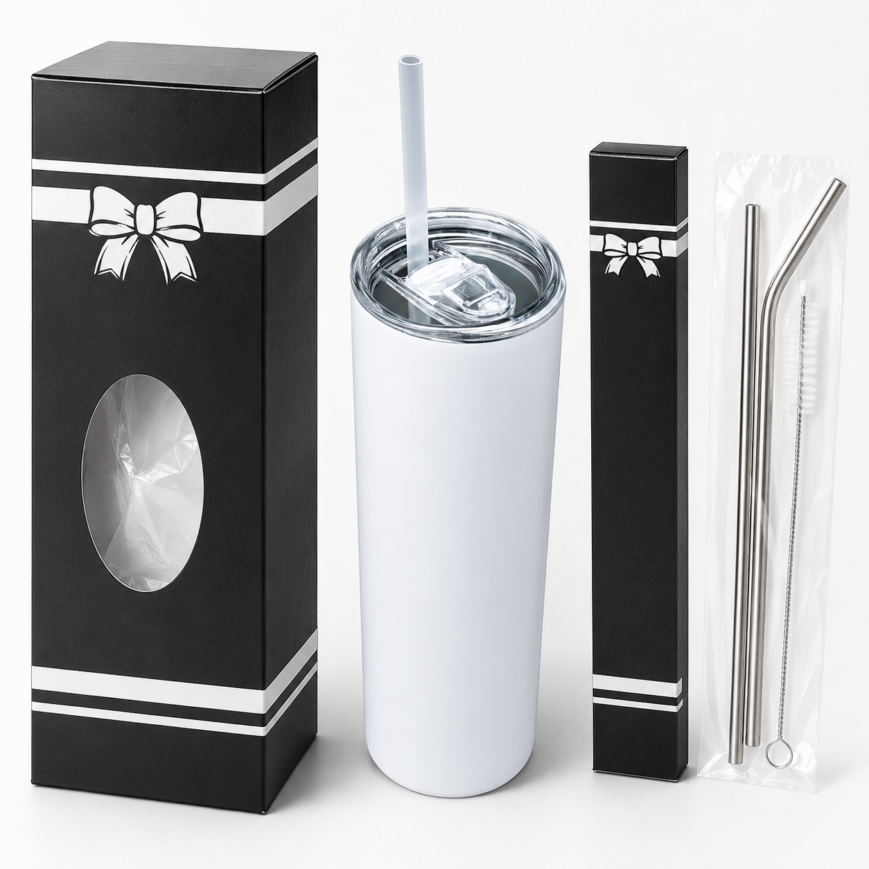 Custom Printed 20 oz Tumbler Gift Set