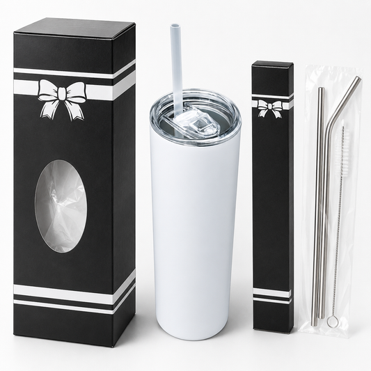 Custom Printed 20 oz Tumbler Gift Set